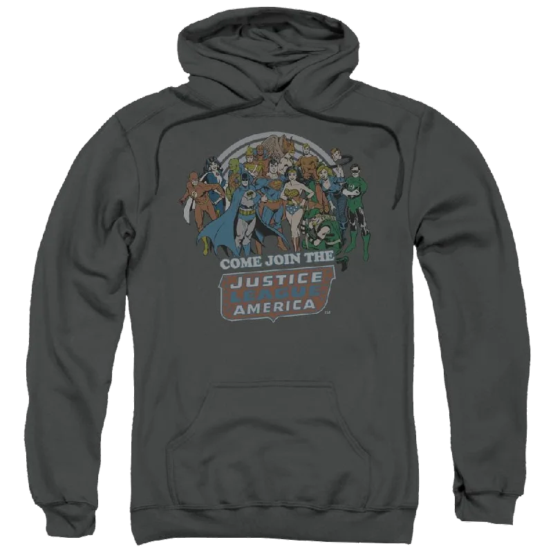 DC Comics Join The Justice League - Pullover Hoodie Puff Sleeve Stylish