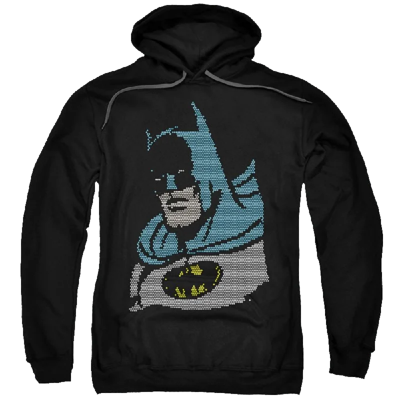 DC Comics Lite Brite Batman - Pullover Hoodie Flare Sleeve Stylish