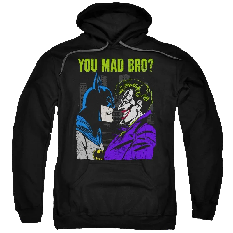 DC Comics Mad Bro - Pullover Hoodie Cap Sleeve Casual