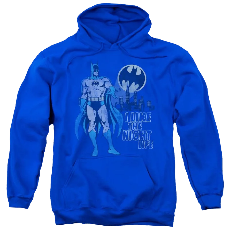 DC Comics Night Life - Pullover Hoodie Box Sleeve Comfort