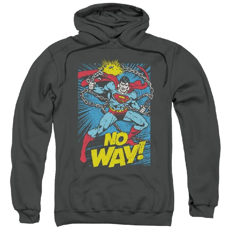 DC Comics No Way - Pullover Hoodie Bishop Sleeve Elegant