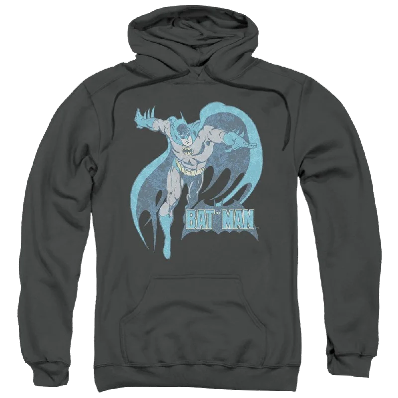 DC Comics Desaturated Batman - Pullover Hoodie Thick Cable Knit
