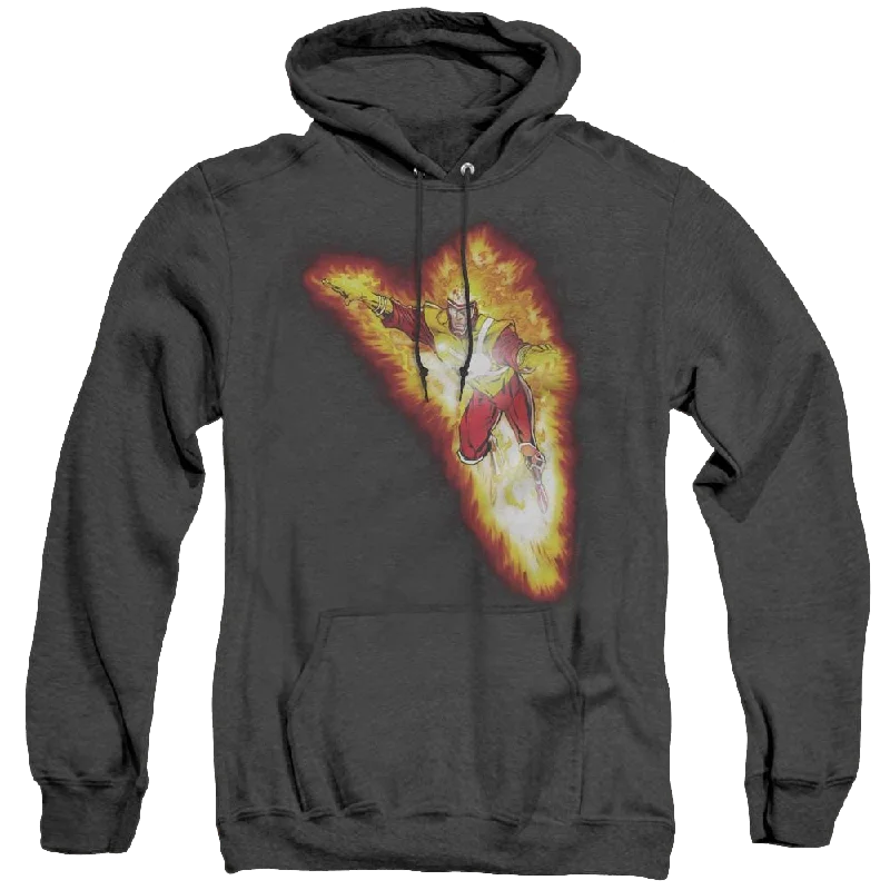 Firestorm Firestorm Blaze - Heather Pullover Hoodie Gathered Sleeve Pullover