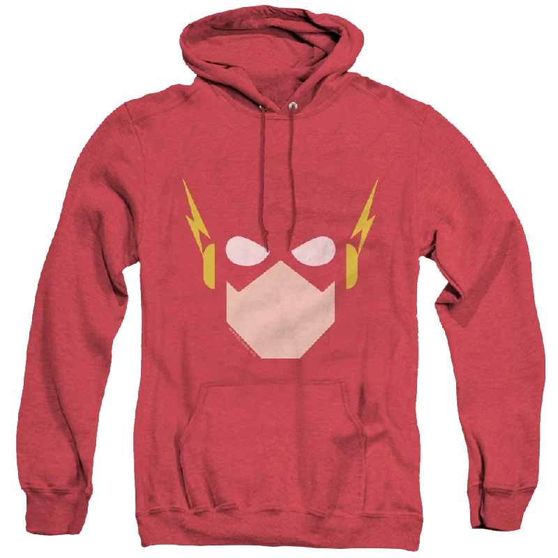 Flash, The Flash Head - Heather Pullover Hoodie Oblong Neck Pullover
