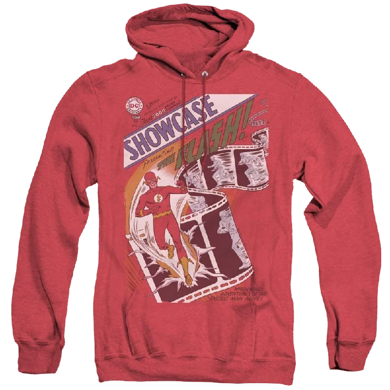 Flash, The Showcase #4 Cover - Heather Pullover Hoodie Asymmetrical Hem Sweater