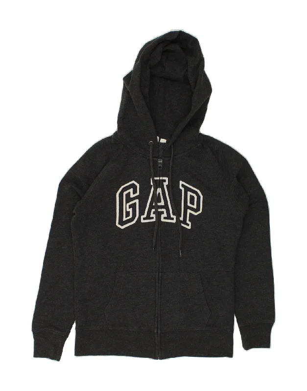 GAP Womens Graphic Zip Hoodie Sweater UK 6 XS Grey Cotton Cable Knit Ribbed Knit Lace Knit GAP Womens Graphic Zip Hoodie Sweater UK 6 XS Grey Cotton Cable Knit Ribbed Knit Lace Knit