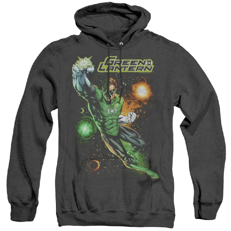 Green Lantern Galactic Guardian - Heather Pullover Hoodie High Neck Pullover