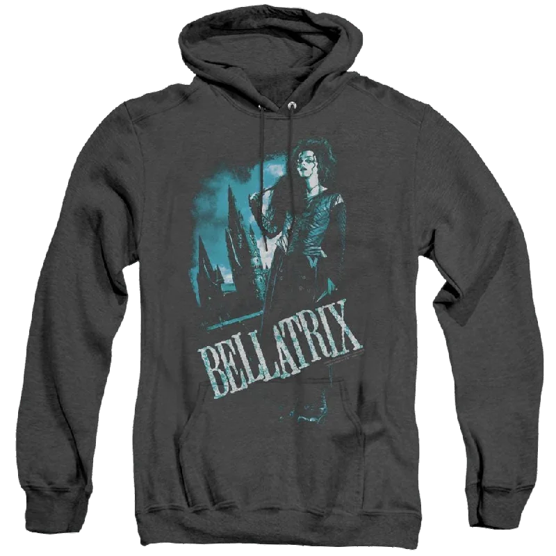 Harry Potter Bellatrix Full Body - Heather Pullover Hoodie High Neck Pullover