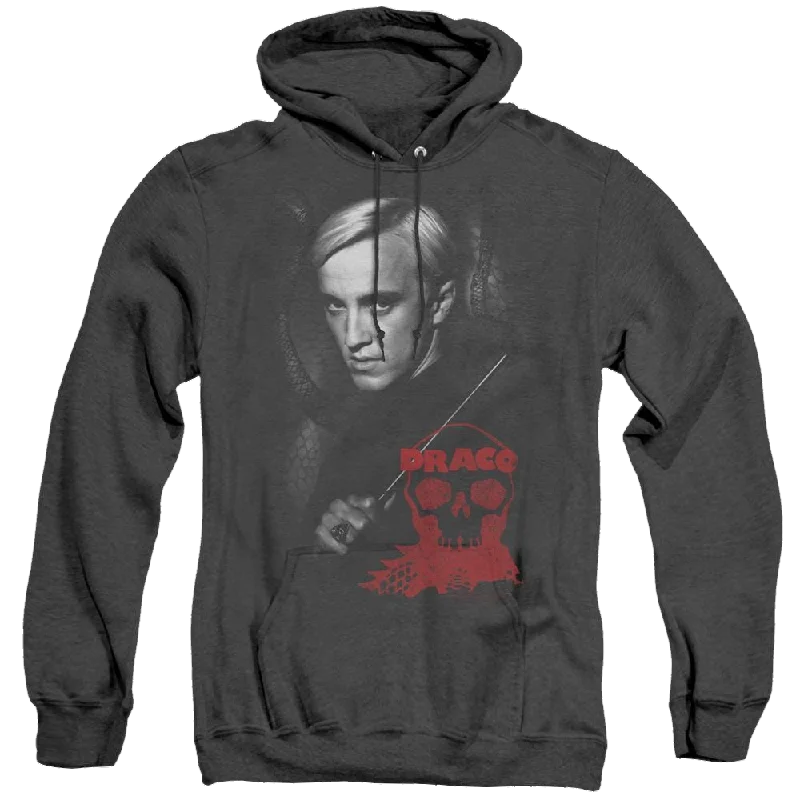 Harry Potter Draco Portrait - Heather Pullover Hoodie Oversized Cozy Pullover