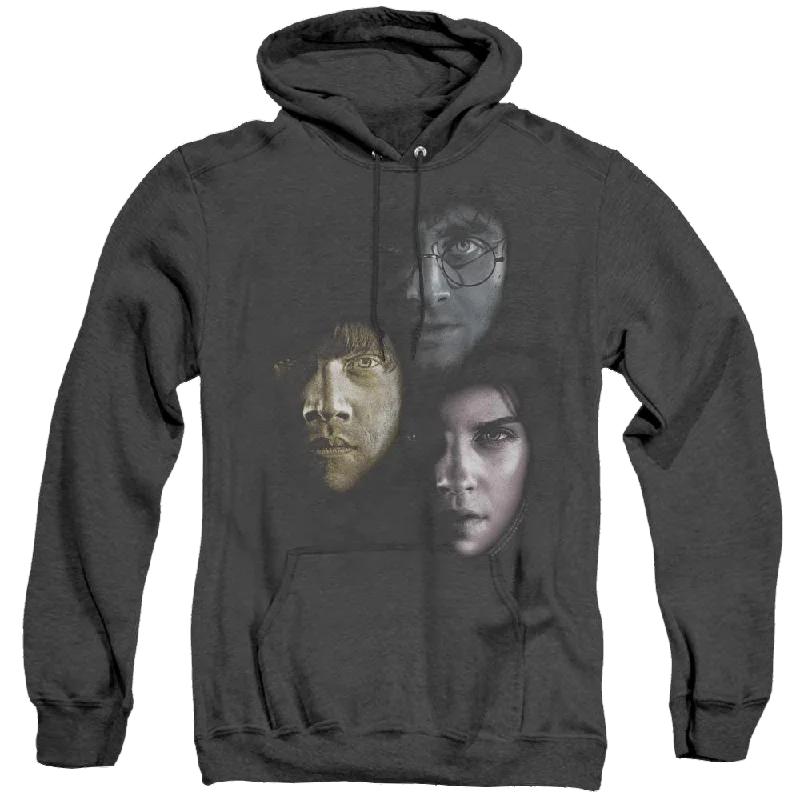 Harry Potter Hero Heads - Heather Pullover Hoodie Seamless Knit Pullover