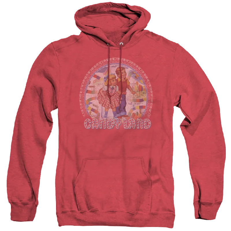 Candy Land Vintage - Heather Pullover Hoodie Short Sleeve Top