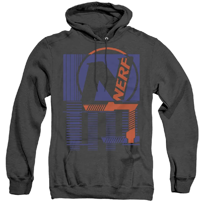 Nerf Grid - Heather Pullover Hoodie Saggy Sleeve Comfort
