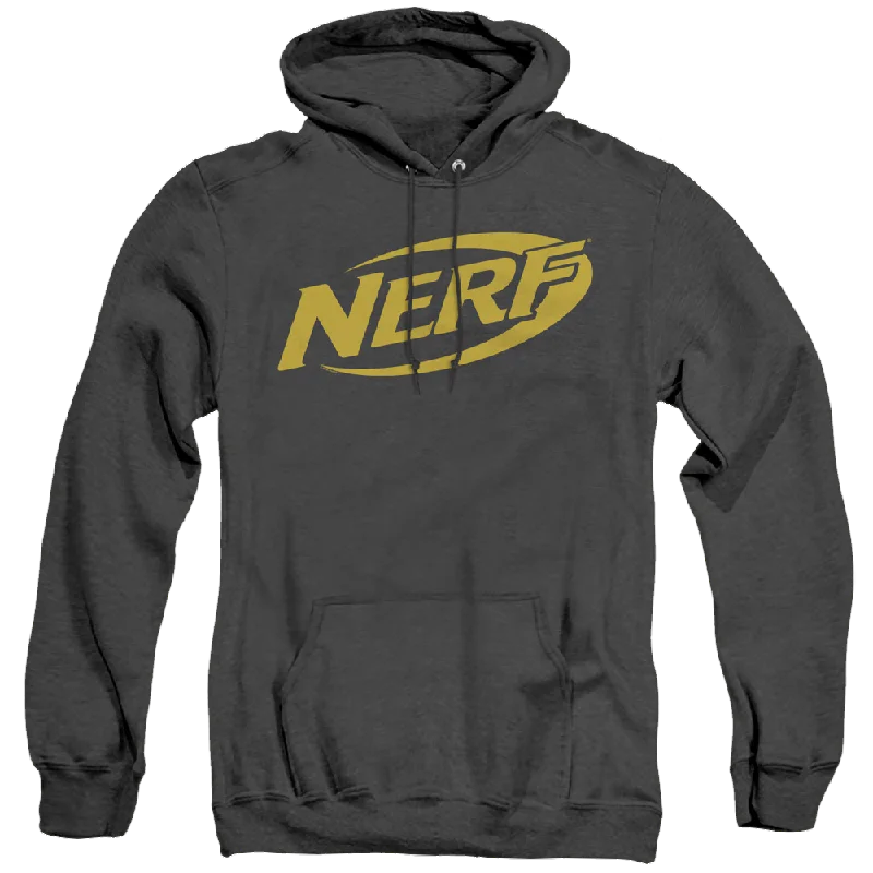 Nerf Logo - Heather Pullover Hoodie Wide Sleeve Pullover