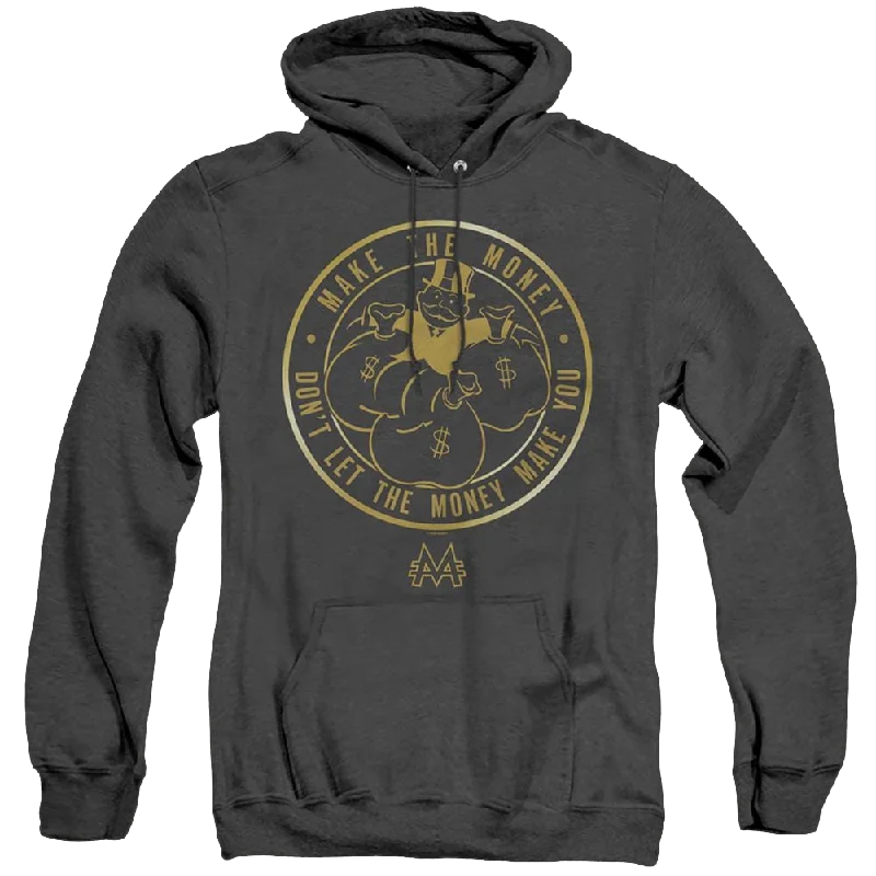 Monopoly Make The Money - Heather Pullover Hoodie Flare Sleeve Stylish