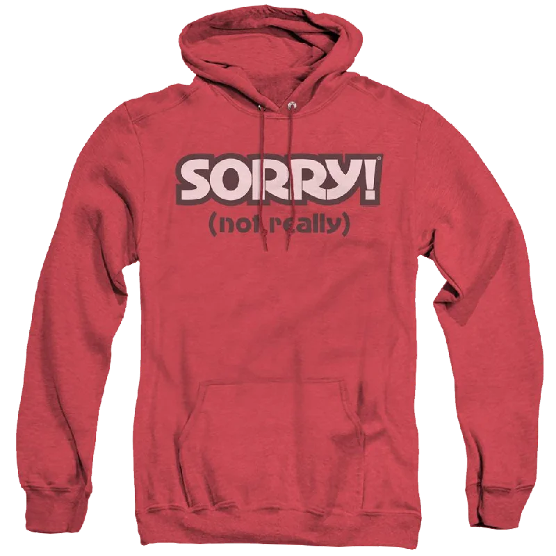 Game of Sorry Not Really - Heather Pullover Hoodie Asymmetrical Neck Pullover