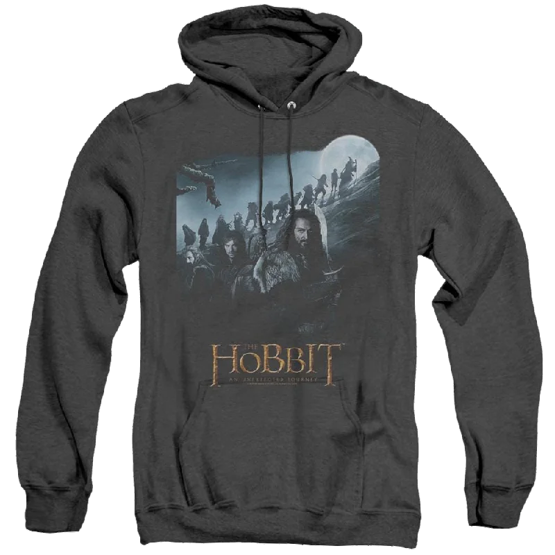 Hobbit Movie Trilogy, The A Journey - Heather Pullover Hoodie Jewel Neck Pullover