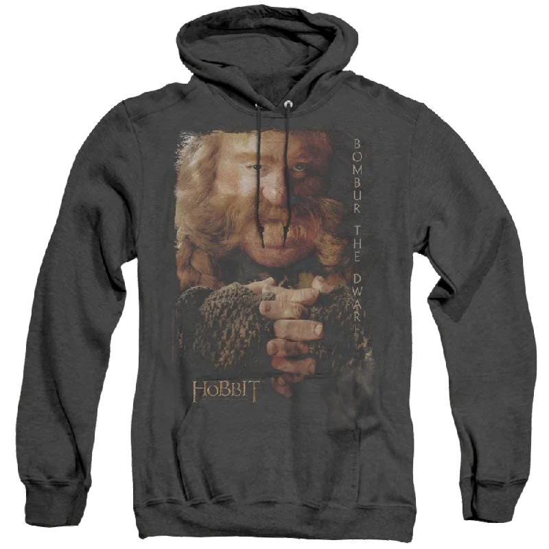 Hobbit Movie Trilogy, The Bombur - Heather Pullover Hoodie Asymmetrical Neck Pullover Hobbit Movie Trilogy, The Bombur - Heather Pullover Hoodie Asymmetrical Neck Pullover