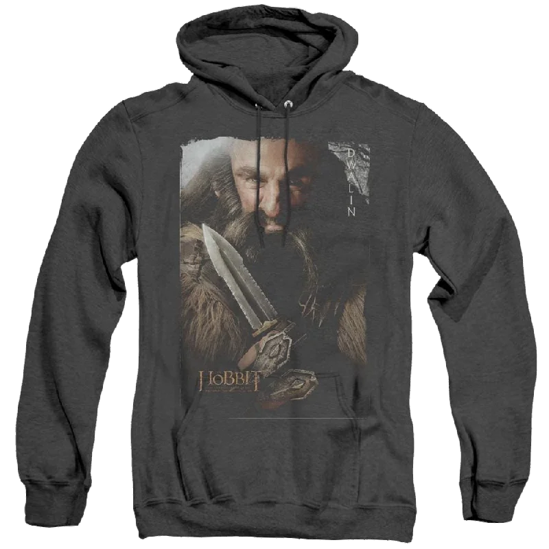 Hobbit Movie Trilogy, The Dwalin - Heather Pullover Hoodie Bardot Neck Top