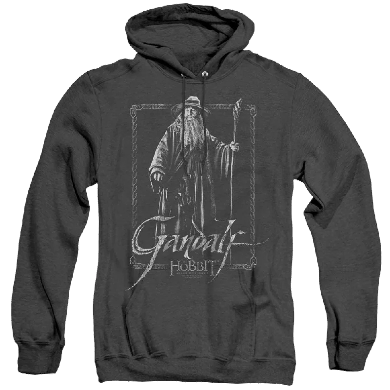 Hobbit Movie Trilogy, The Gandalf Stare - Heather Pullover Hoodie Sabrina Neck Pullover Hobbit Movie Trilogy, The Gandalf Stare - Heather Pullover Hoodie Sabrina Neck Pullover