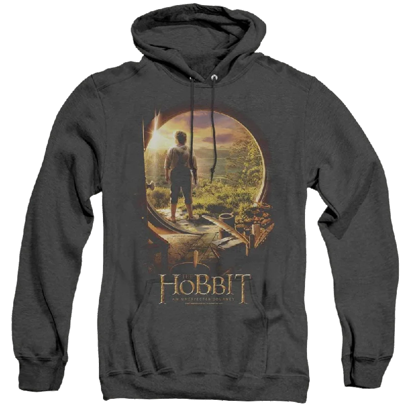 Hobbit Movie Trilogy, The Hobbit In Door - Heather Pullover Hoodie High Neck Pullover Hobbit Movie Trilogy, The Hobbit In Door - Heather Pullover Hoodie High Neck Pullover
