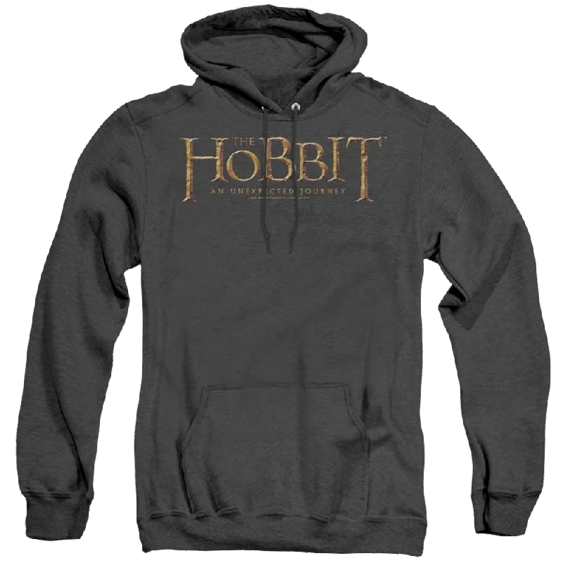 Hobbit Movie Trilogy, The Logo - Heather Pullover Hoodie Soft Wool Sweater