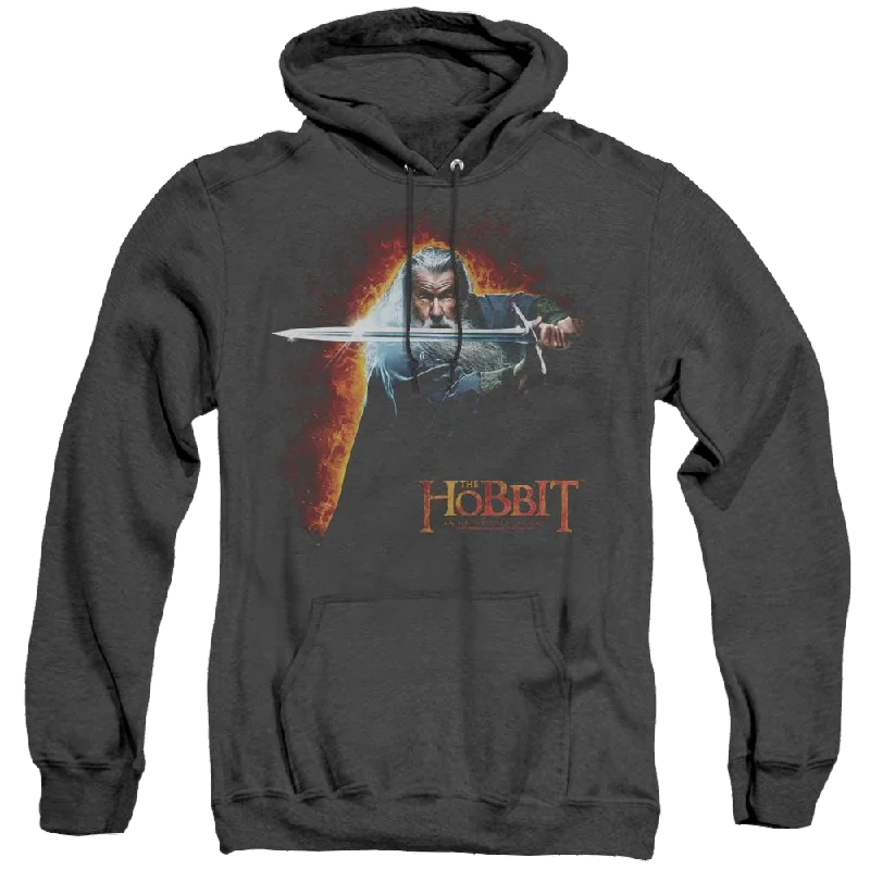 Hobbit Movie Trilogy, The Secret Fire - Heather Pullover Hoodie Chunky Knit Pullover Hobbit Movie Trilogy, The Secret Fire - Heather Pullover Hoodie Chunky Knit Pullover