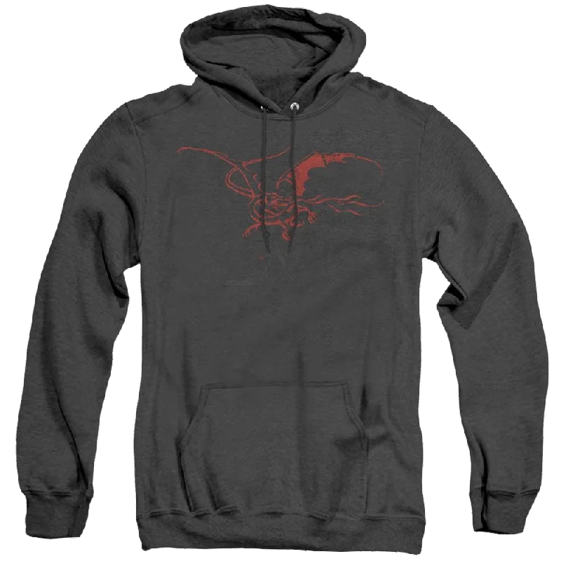 Hobbit Movie Trilogy, The Smaug - Heather Pullover Hoodie Turtleneck Warm Pullover