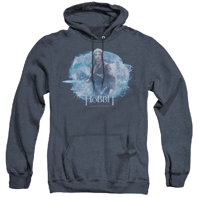 Hobbit Movie Trilogy, The Tangled Web - Heather Pullover Hoodie Short Sleeve Top