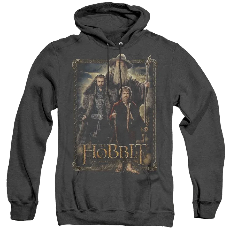 Hobbit Movie Trilogy, The The Three - Heather Pullover Hoodie Fine Merino Wool