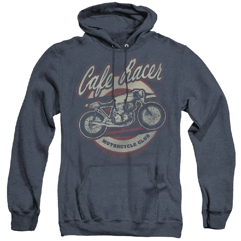 Honda Cafe Racer - Heather Pullover Hoodie Short Sleeve Top