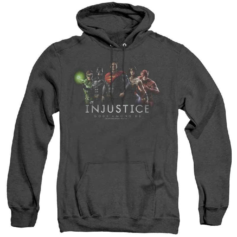 Injustice League - Heather Pullover Hoodie Honey Neck Pullover