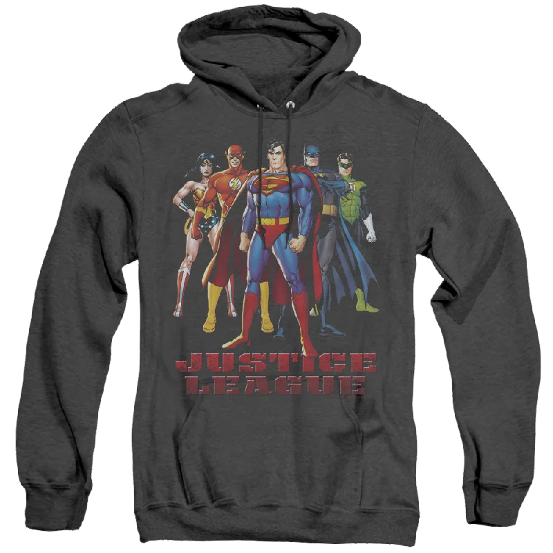 Justice League In League - Heather Pullover Hoodie Halter Neck Top