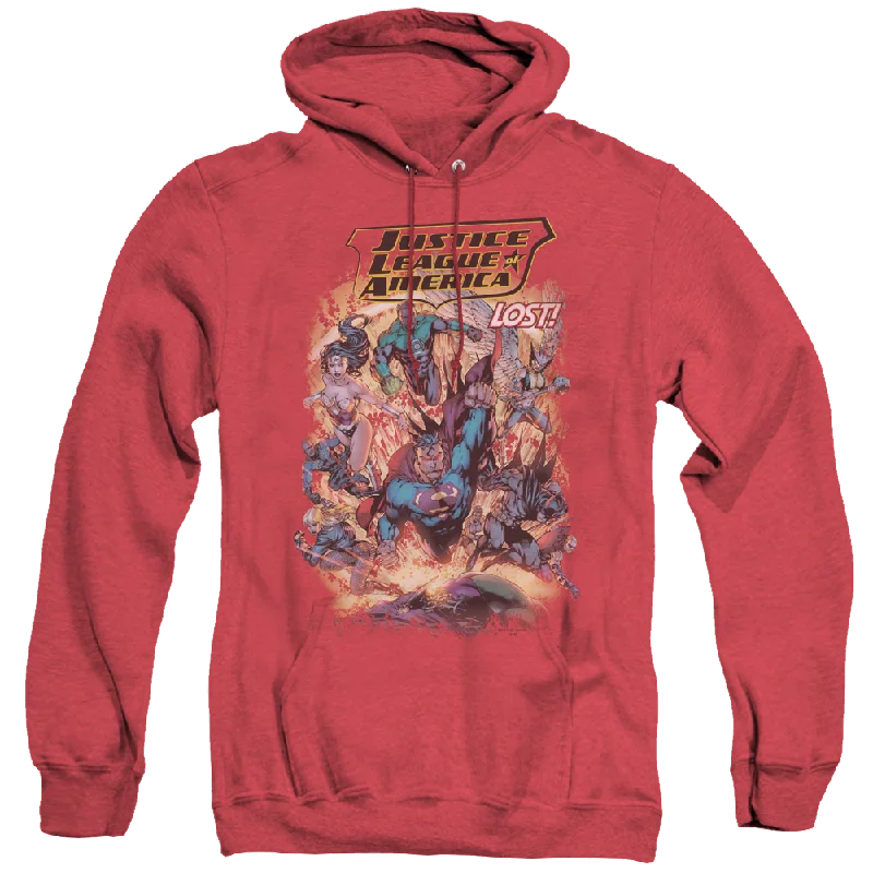 Justice League Lost - Heather Pullover Hoodie Bolero Style Sweater