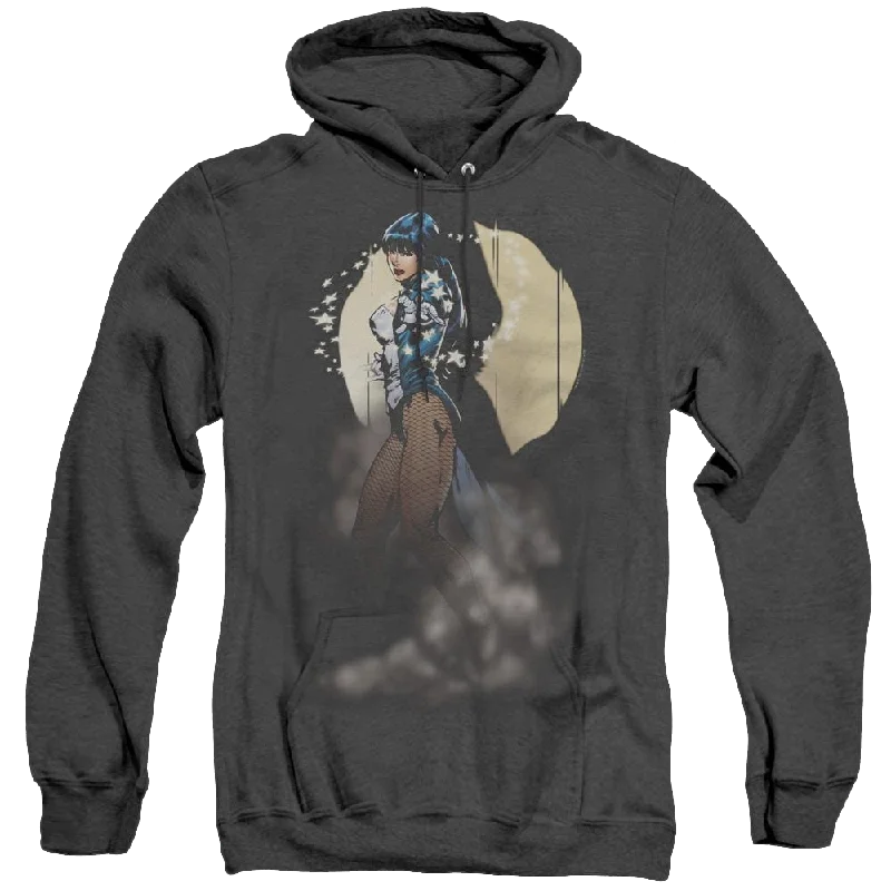 More Dc Characters Zatanna Illusion - Heather Pullover Hoodie Flare Sleeve Stylish