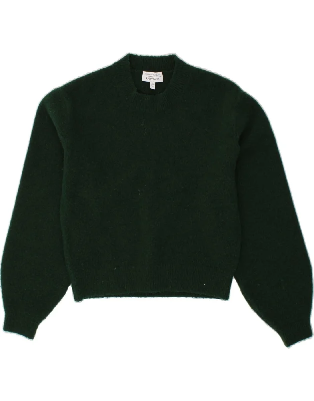 & OTHER STORIES Womens Crop Crew Neck Jumper Sweater UK 10 Small Green Fleece Fabric Down Fabric Feather Fabric & OTHER STORIES Womens Crop Crew Neck Jumper Sweater UK 10 Small Green Fleece Fabric Down Fabric Feather Fabric
