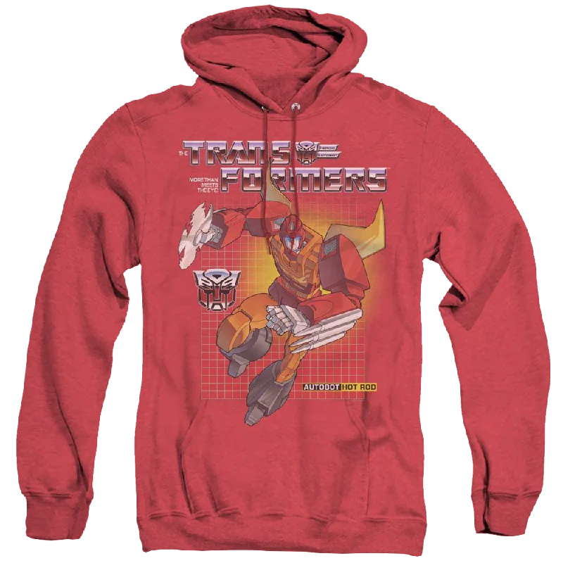 Transformers Hot Rod - Heather Pullover Hoodie Besom Neck Pullover