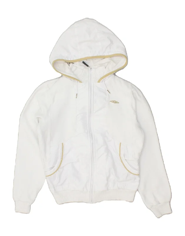 UMBRO Womens Crop Zip Hoodie Sweater UK 10 Small White Cotton Jersey Fabric Tulle Fabric Batik Fabric UMBRO Womens Crop Zip Hoodie Sweater UK 10 Small White Cotton Jersey Fabric Tulle Fabric Batik Fabric