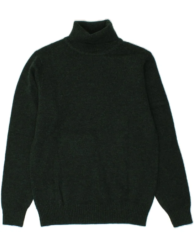VINTAGE Womens Roll Neck Jumper Sweater UK 10 Small Green Wool Wool Sweater Cotton Sweater Cashmere Sweater VINTAGE Womens Roll Neck Jumper Sweater UK 10 Small Green Wool Wool Sweater Cotton Sweater Cashmere Sweater