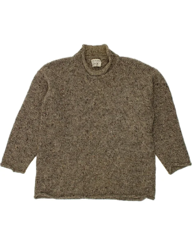 VINTAGE Womens Turtle Neck Jumper Sweater UK 20 2XL Grey Flecked Wool Casual Formal Business VINTAGE Womens Turtle Neck Jumper Sweater UK 20 2XL Grey Flecked Wool Casual Formal Business
