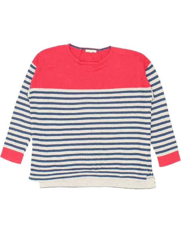 WHITE STUFF Womens Boat Neck Jumper Sweater UK 16 Large Multicoloured Zippered Buttoned Snapped WHITE STUFF Womens Boat Neck Jumper Sweater UK 16 Large Multicoloured Zippered Buttoned Snapped