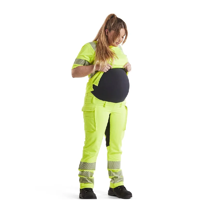 Blaklader 7100 Womens Hi-Vis 4-Way Stretch Maternity Work Trousers Trousers practical easy-care Blaklader 7100 Womens Hi-Vis 4-Way Stretch Maternity Work Trousers Trousers practical easy-care