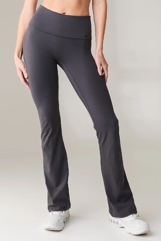 Cloud II™ Foldover Trouser - Iron Trousers chic elegant
