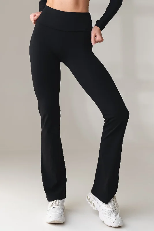 Cloud II™ Foldover Trouser - Midnight Trousers Denim Distressed