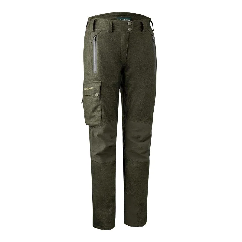 Deerhunter Lady Raven Trousers High Waist Slim Fit Ankle Length