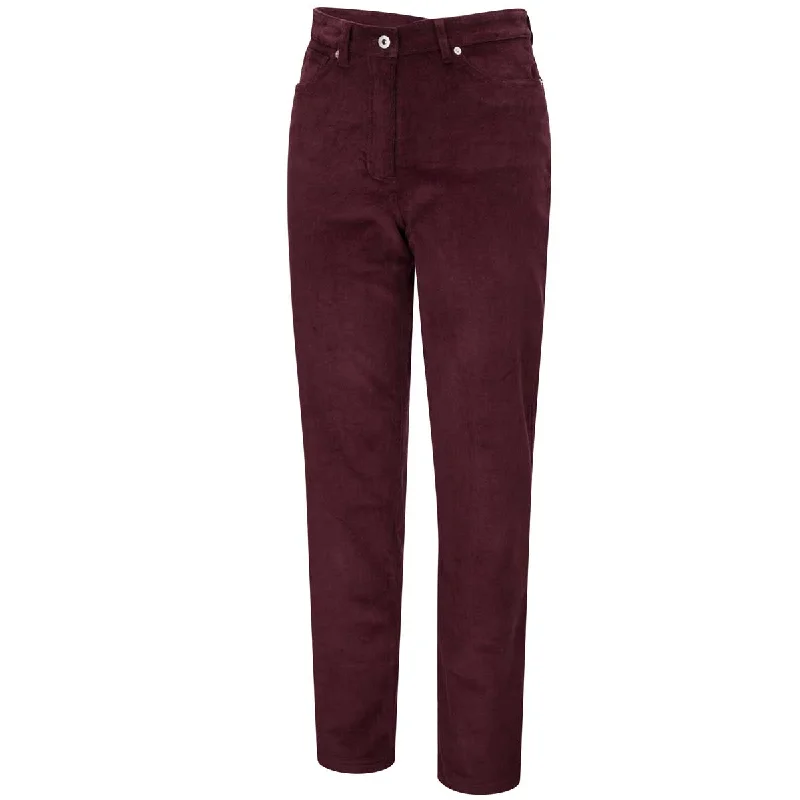 Hoggs of Fife Ceres Ladies Stretch Cord Trousers Trousers High Rise Slim Fit