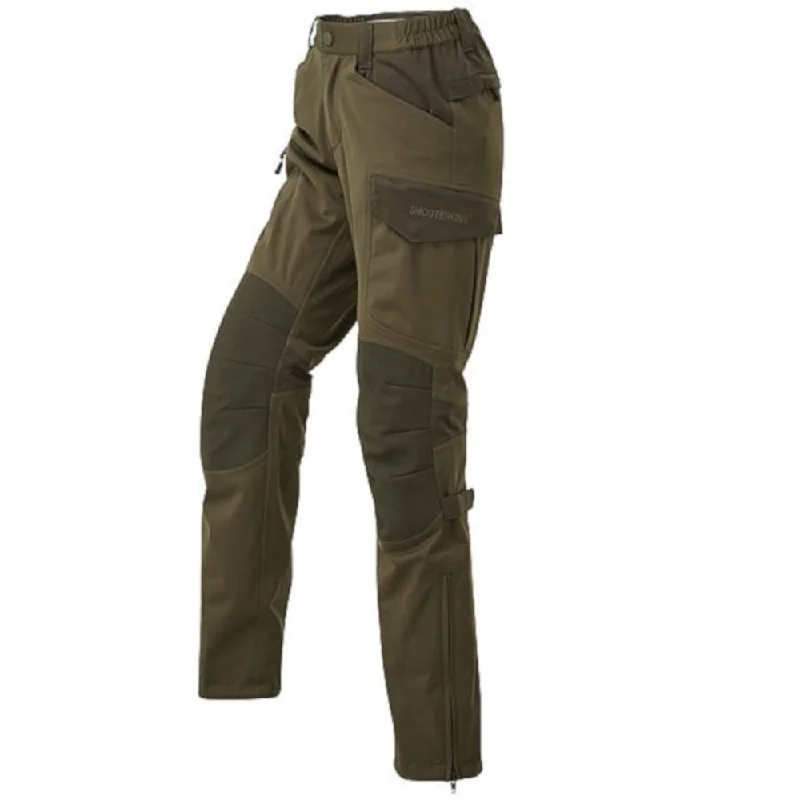 Huntflex Lady Trousers Brown Olive by Shooterking Trousers Low Rise Relaxed