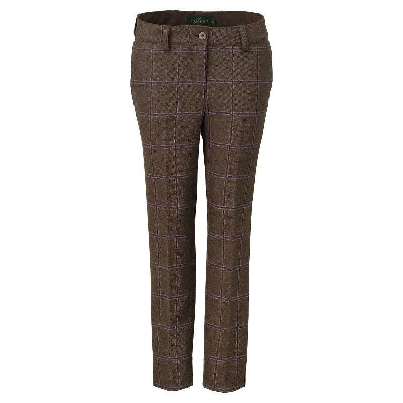 Laksen Pippa Women's Tweed Trousers Trousers Vintage Classic