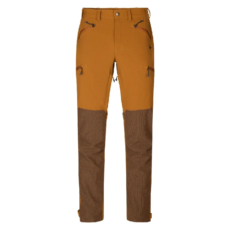 Larch Ladies Membrane Trousers Burnt Clay by Seeland Trousers Plaid Checkered