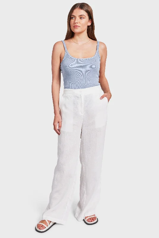 Linen Relaxed Trouser Trousers practical durable