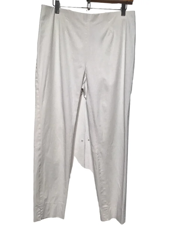 Sabrina White Trousers (Size L) Trousers Winter Warm